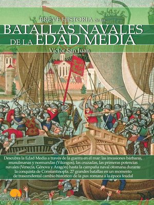 cover image of Breve historia de las batallas navales de la Edad Media